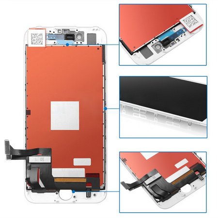Wyświetlacz LCD ekran dotyk do Apple iPhone 7 (OEM Refurb oryginalny regenerowany) (Biały)