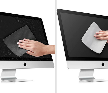 Ściereczka z mikrofibry szmatka ścierka do czyszczenia ekranów wyświetlaczy matryc LCD urządzeń Apple Pro Display XDR iMac MacBook iPad iPhone