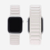 D-Pro Magnetic Vegan Leather Strap pasek magnetyczny do Apple Watch 1/2/3/4/5/6/7/8/9/SE/Ultra 42/44/45/49mm (Biały)
