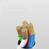 Baseus zestaw szybkich kabli USB do USB-C QC PD 40W 150cm (2 szt.) (White)