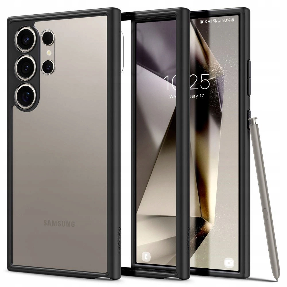 Spigen Ultra Hybrid etui do Samsung Galaxy S24 Ultra (Matte Black), Samsung  \ Samsung Galaxy S \ Samsung Galaxy S24 Ultra