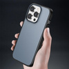 Etui D-Pro Matte Hybrid obudowa matowa do iPhone 14 Plus (Czarny + Niebieski)