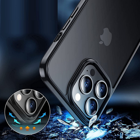 Etui D-Pro Matte Hybrid obudowa matowa do iPhone 13 Pro (Czarny)