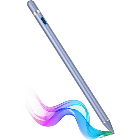 Rysik D-Pro Stylus Pen Active Pencil S7 aktywny pojemnościowy uniwersalny do ekranów dotykowych tablet telefon iOS Android Windows (Niebieski)