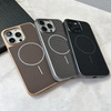 Etui D-Pro Brick Carbon TPU MagSafe Case obudowa magnetyczna matowa do Apple iPhone 15 Pro (Desert Gold / Złoty)