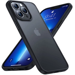 Etui D-Pro Matte Hybrid obudowa matowa do iPhone 14 Pro Max (Czarny)