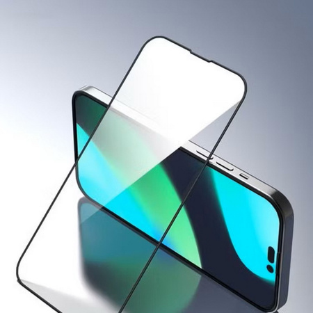 Szkło hartowane XHD Silicone Edge Glass szybka ochronna na ekran z gumową ramką do Apple iPhone 14 Pro