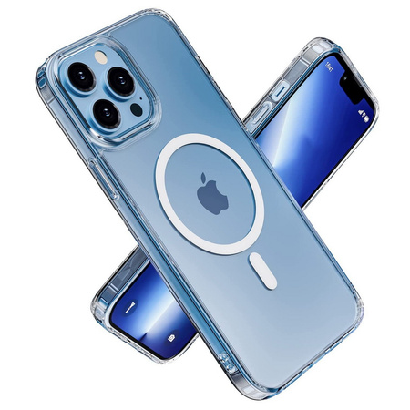 Etui D-Pro Hybrid MagSafe Case obudowa magnetyczna do iPhone 13 Pro Max (Przezroczysty)
