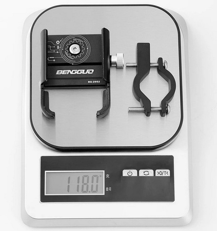 Uchwyt rowerowy motocyklowy na telefon kierownicę rower motor hulajnogę (Czarny + czerwony)