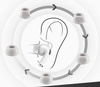Memory Foam pianki z pamięcią końcówki do AirPods Pro 1/2 rozmiar M (2 szt.) (Gray)