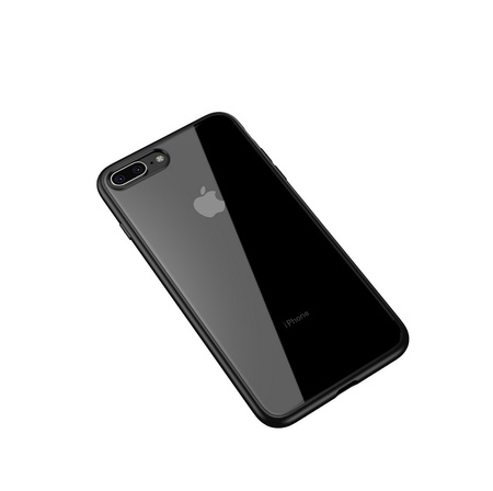D-Pro Crystal Hybrid etui obudowa pokrowiec do iPhone 7 Plus/8 Plus (Clear/Black)