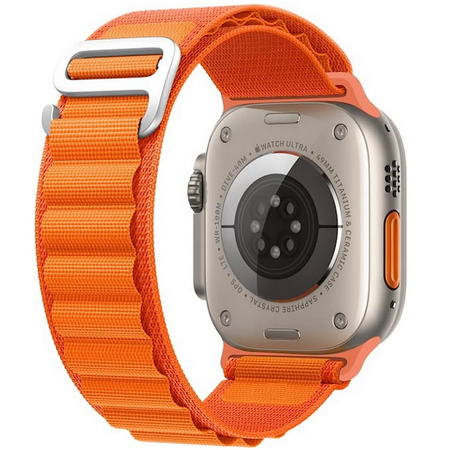 Pasek opaska sportowa D-Pro Alpine Loop pasek opaska do Apple Watch 4/5/6/7/8/9/10/11/SE/Ultra 1/2/3 44/45/46/49mm (Pomarańczowy)