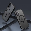 Etui D-Pro Matte Hybrid MagSafe Case obudowa magnetyczna iPhone 15 (Czarny)