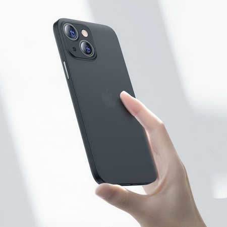 Etui D-Pro Air PP Case 0.4mm ultra cienkie najcieńsze minimalistyczne matowe iPhone 15 (Czarny)