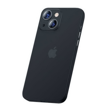 Etui D-Pro Air PP Case 0.4mm ultra cienkie najcieńsze minimalistyczne matowe iPhone 15 (Czarny)