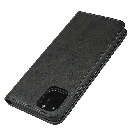 D-Pro Flip Cover Wallet Case etui z klapką magnetyczną portfel iPhone 12/12 Pro (Black)