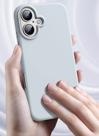 Etui D-Pro Velvet MagSafe Case obudowa magnetyczna z mikrofibrą do iPhone 16 Plus (Różowy)