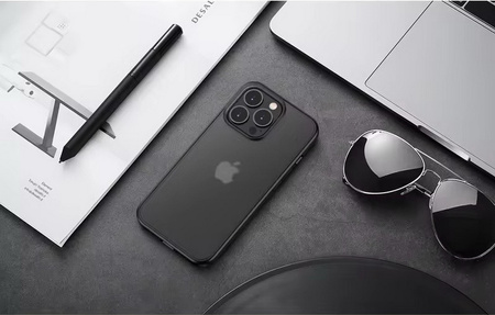 Etui D-Pro Matte Hybrid obudowa matowa do iPhone 15 Pro (Czarny)