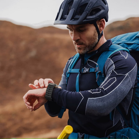 Pasek D-Pro Metro Band opaska sportowa do Apple Watch 4/5/6/7/8/9/10/11/SE/Ultra 1/2/3 44/45/46/49mm (Czarny)