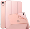 Etui D-Pro Smart Cover Case pokrowiec obudowa z klapką do Apple iPad Mini 6/7 (2021/2024) (Czarny)