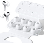 8x Gumki wkładki douszne końcówki Ear Tips do słuchawek Apple AirPods Pro 1/2 rozmiar XS/S/M/L (8 szt.)