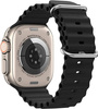 Pasek D-Pro Ocean Loop opaska do zegarka Apple Watch 1/2/3/4/5/6/7/8/SE/Ultra 42/44/45/49mm (Czarny)