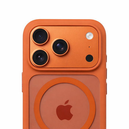 Etui D-Pro EdgePop MagSafe Case TPU+PC obudowa hybrydowa wzmacniana magnetyczna do Apple iPhone 17 Pro (Granatowy)