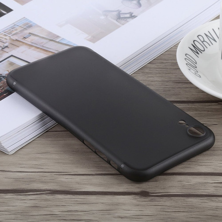 Etui D-Pro Air PP Case 0.4mm ultra cienkie najcieńsze minimalistyczne matowe iPhone  XR (Czarny)