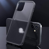 Etui D-Pro Matte Hybrid obudowa matowa do iPhone 12/12 Pro (Czarny)