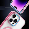Etui D-Pro Clear Matte Hybrid MagSafe Case obudowa magnetyczna do iPhone 16 (Różowa)