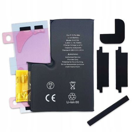 Bateria A2653 akumulator Li-ion 4352mAh z kompletem wklejek montażowych i izolacyjnych do Apple iPhone 13 Pro Max