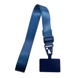 Smycz D-Pro Crossbody XL Neck Strap pasek na ramię szyję wkładka pod etui do telefonu (Niebieska)
