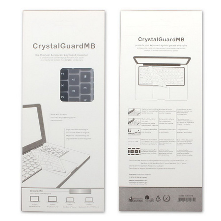 KeyGuard Osłona Na Klawiaturę MacBook Air 13 (A1932) (Layout USA) (Black)