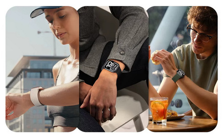 Pasek D-Pro Braid Nylon Band Parachute Buckle opaska nylonowa z metalowym zapięciem do Apple Watch 4/5/6/7/8/9/10/11/SE/Ultra 1/2/3 44/45/46/49mm (OMG Black Rainbow)