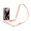 Etui D-Pro Crossbody XL obudowa pasek smycz zawieszka na ramię szyję iPhone 12 Pro Max (Różowy)