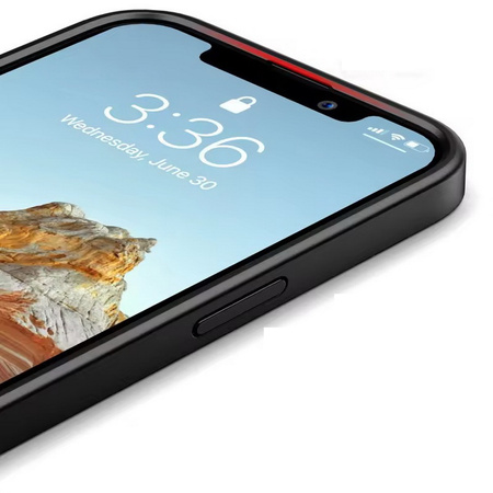 Etui D-Pro Matte Hybrid obudowa matowa do iPhone 15 Pro (Czarny)
