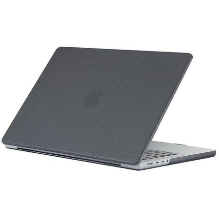 Hard Case etui obudowa MacBook Pro 14" A2442 A2779 A2918 A2992 M1/M2/M3 (2021-2023) (Carbon Black)