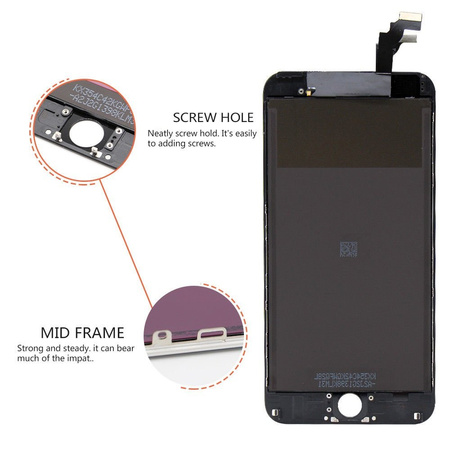 Wyświetlacz LCD ekran dotyk do iPhone 6 Plus (HQ A+) (Czarny)