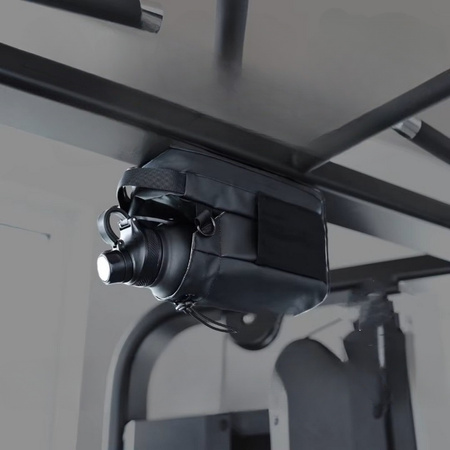 Zestaw: Butelka termiczna bidon ze stali nierdzewnej 30cm 0,95l 950ml + Torba magnetyczna (Czarny)