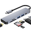 6w1 Hub adapter USB-C HDMI SD/TF USB 3.0 MacBook