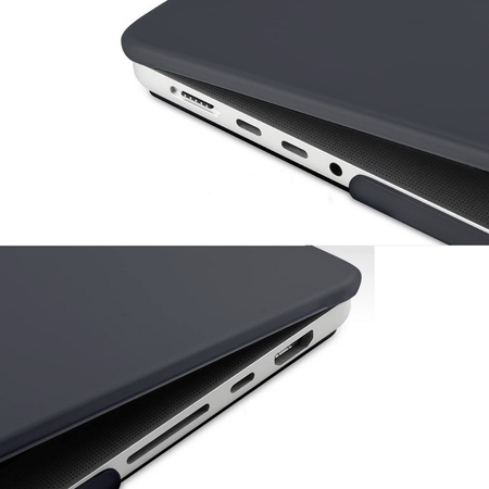 Etui Hard Case obudowa do Apple MacBook Pro 16 M1/M2/M3/M4 (A2485/A2780/A2991/A3186/A3403) (2021-2024) (Czarny Mat)