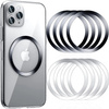 NOX MagSafe Metal Ring Blaszka naklejka podkładka magnetyczna do MagSafe iPhone (Silver)