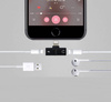 Adapter Przejściówka Lightning 2w1 iPhone iPad (Black)