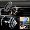 NOX 2in1 MagSafe Vent Car Holder uchwyt samochodowy do kratki i na kokpit do auta samochodu telefonu (Black)