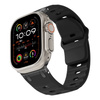 Pasek D-Pro Metro Band opaska sportowa do Apple Watch 4/5/6/7/8/9/10/11/SE/Ultra 1/2/3 44/45/46/49mm (Czarny)