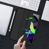 Etui D-Pro Smart Cover Case pokrowiec obudowa z klapką + rysik Stylus Pen Pencil 2 Gen. do iPad Pro 10 Gen. (2022) / 11 Gen. (2025) (Czarny)