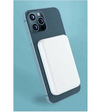 Power Bank MFC indukcyjny magnetyczny bezprzewodowy kieszonkowy 5000mAh MagSafe do Apple iPhone 12 13 14 15 16 17 mini Plus Pro Max