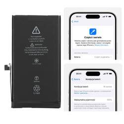 Bateria A2479 akumulator Li-ion 2815mAh Diagnosable z możliwością przypisania jako oryginał do Apple iPhone 12/12 Pro