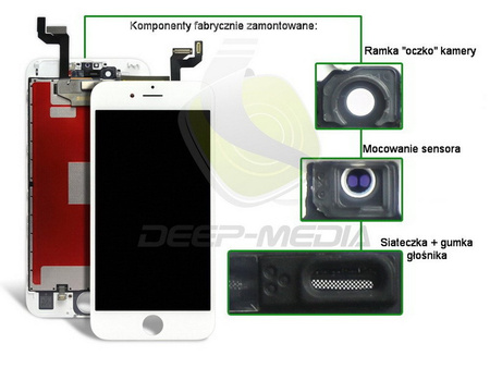 Wyświetlacz LCD ekran dotyk do iPhone 8 Plus (5.5) (HQ A+) (Black)