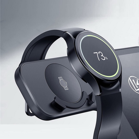 Ładowarka bezprzewodowa indukcyjna stacja ładująca do telefonu Samsung Galaxy Watch Buds (Black)